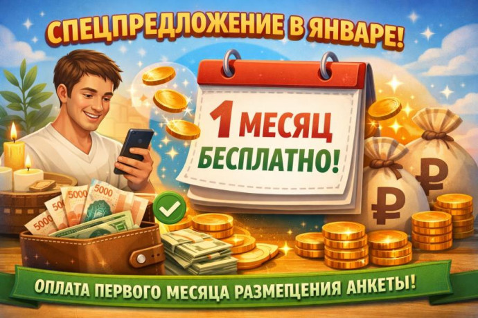 Массажисты Москвы, воспользуйтесь шансом бесплатно рекламироваться на МАССАЖИСТ.РУ месяц